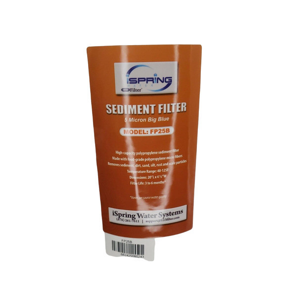 iSpring FP25B High Capacity 20” x 4.5”‎ Water 1 Count (Pack of 3), White - Picture 2 of 2